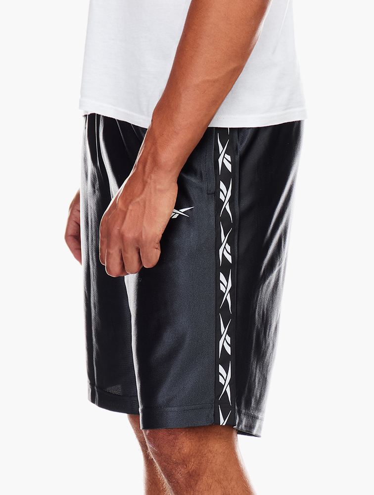 MyRunway | Shop Reebok Black Basketball Full Dazzle Shorts for Men